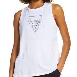 Zella Community Canyon Tank Top White XXL